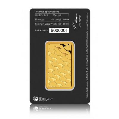 1 OZ zlatý slitek Pearth Mint 1 OZ zlatý slitek Pearth Mint