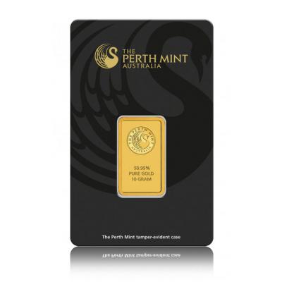 10 g zlatý slitek Perth Mint 10 g zlatý slitek Perth Mint