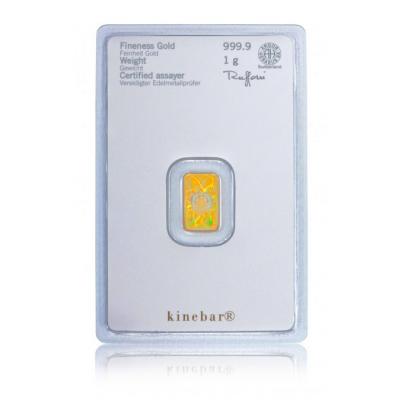 1g zlatý slitek Kinebarren 1g zlatý slitek Kinebarren