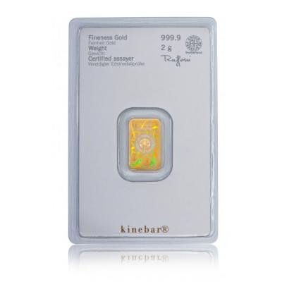 2 g zlatý slitek Kinebarren 2 g zlatý slitek Kinebarren