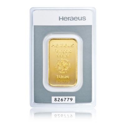 31,1 g zlatý slitek Kinebarren 31,1 g zlatý slitek Kinebarren