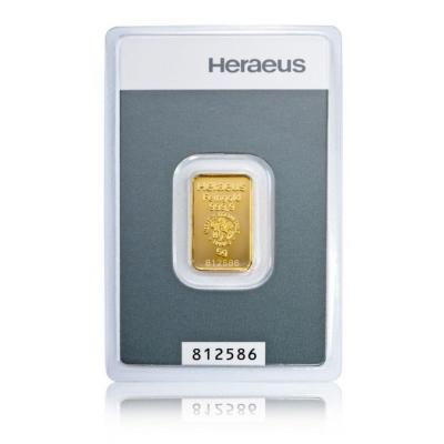 5 g zlatý slitek Kinebarren 5 g zlatý slitek Kinebarren