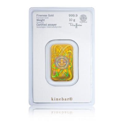 10 g zlatý slitek Kinebarren 10 g zlatý slitek Kinebarren