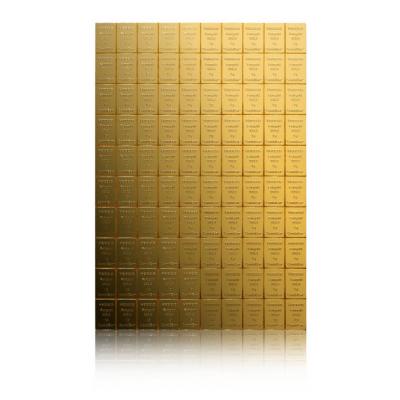 100 g zlatý tabulkový slitek 100 g zlatý tabulkový slitek