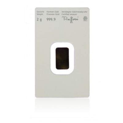 2 g zlatý slitek 2 g zlatý slitek