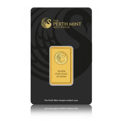 20 g zlatý slitek Perth Mint 20 g zlatý slitek Perth Mint