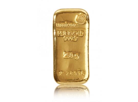 250 g Goldbarren 250 g Goldbarren