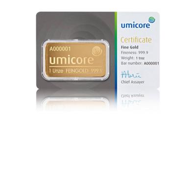 31,1 g zlatý slitek 31,1 g zlatý slitek