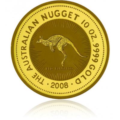 Gold Nugget / Australian Kangeroo 10 OZ Gold Nugget / Australian Kangeroo 10 OZ
